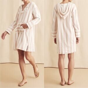 Faherty Baja Surf Dress - Maple Serape Size Small Gauze Organic Cotton Coverup